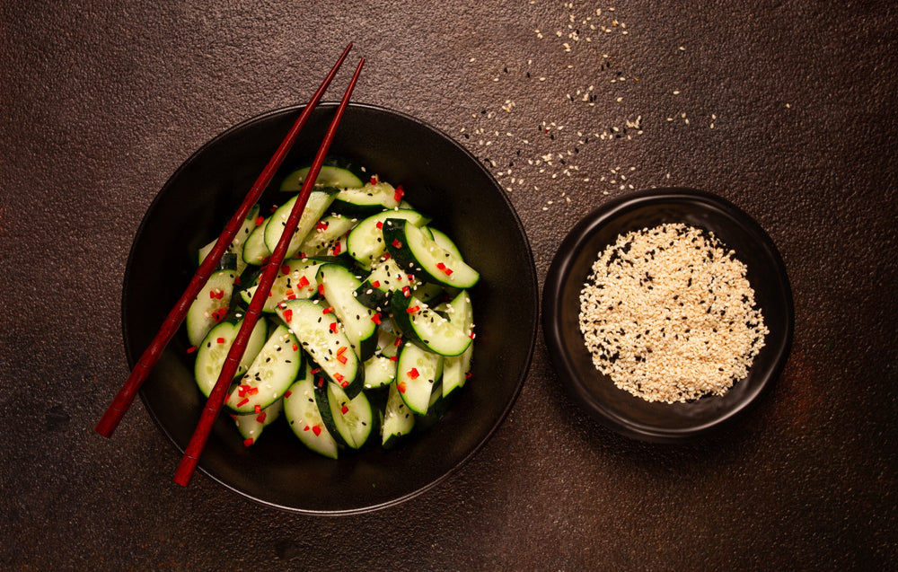 Asian-Inspired Cucumber Salad - The Spice Guy