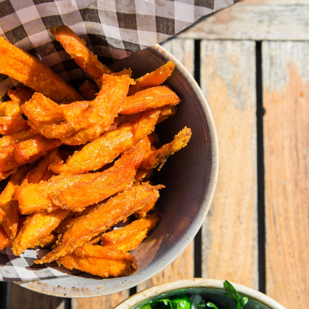 Bacon Pow Sweet Potato Fries - The Spice Guy