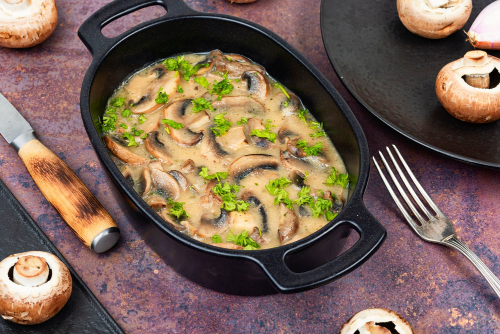 Creamy Mushroom and Thyme Casserole - The Spice Guy