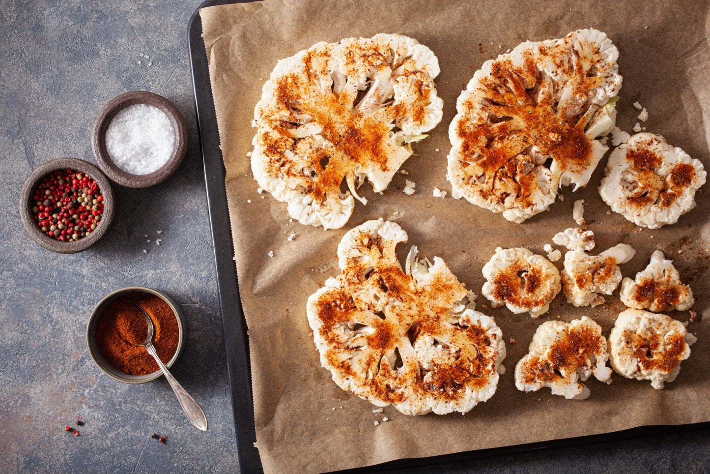 Garam Masala Spiced Cauliflower Steaks - The Spice Guy