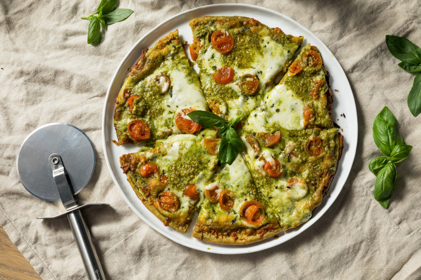 Pesto Pizza - The Spice Guy