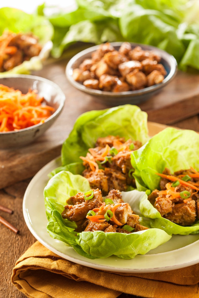 Spicy Chicken Lettuce Cups - The Spice Guy